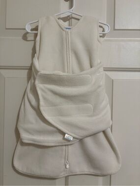 Halo Cream Fleece Baby Sleep Sack One-Piece Newborn to 3 Months